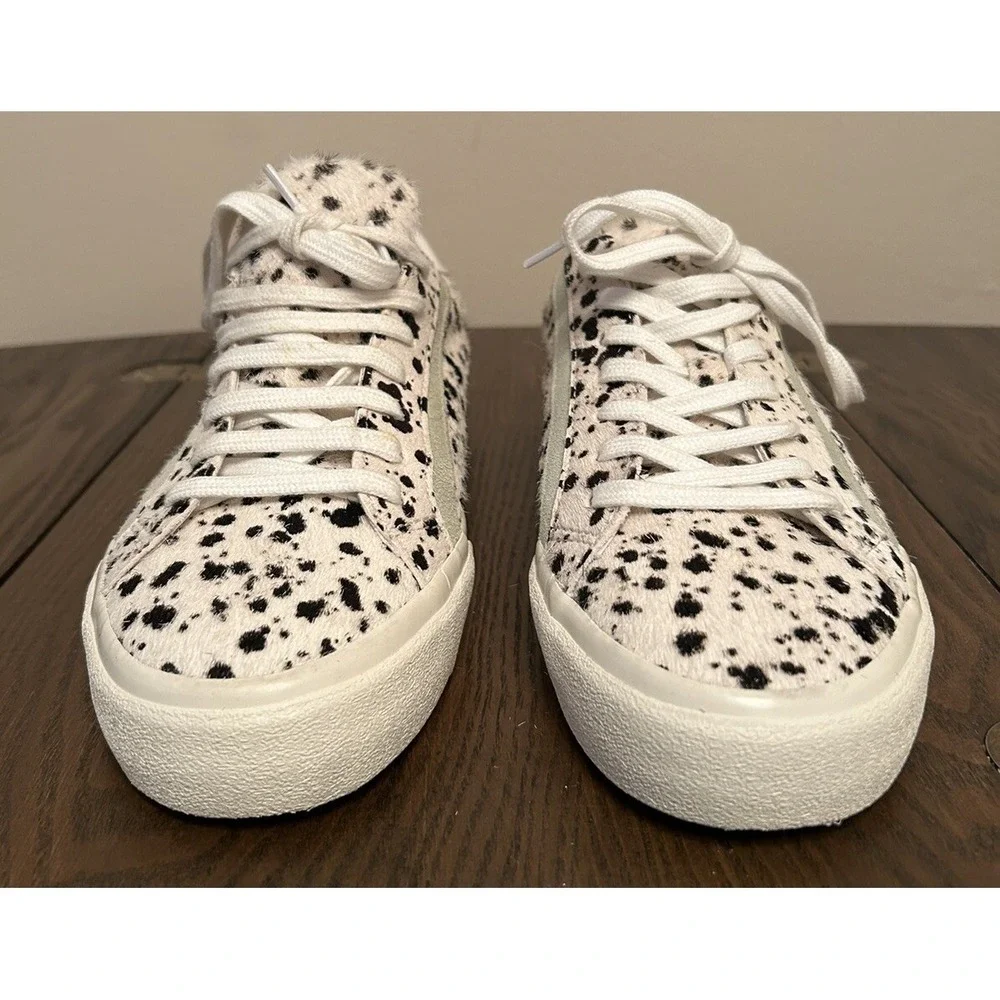 Madewell‎ Sidewalk Sneakers with Spotted Genuine Calf Hair in Women's Size 7.5